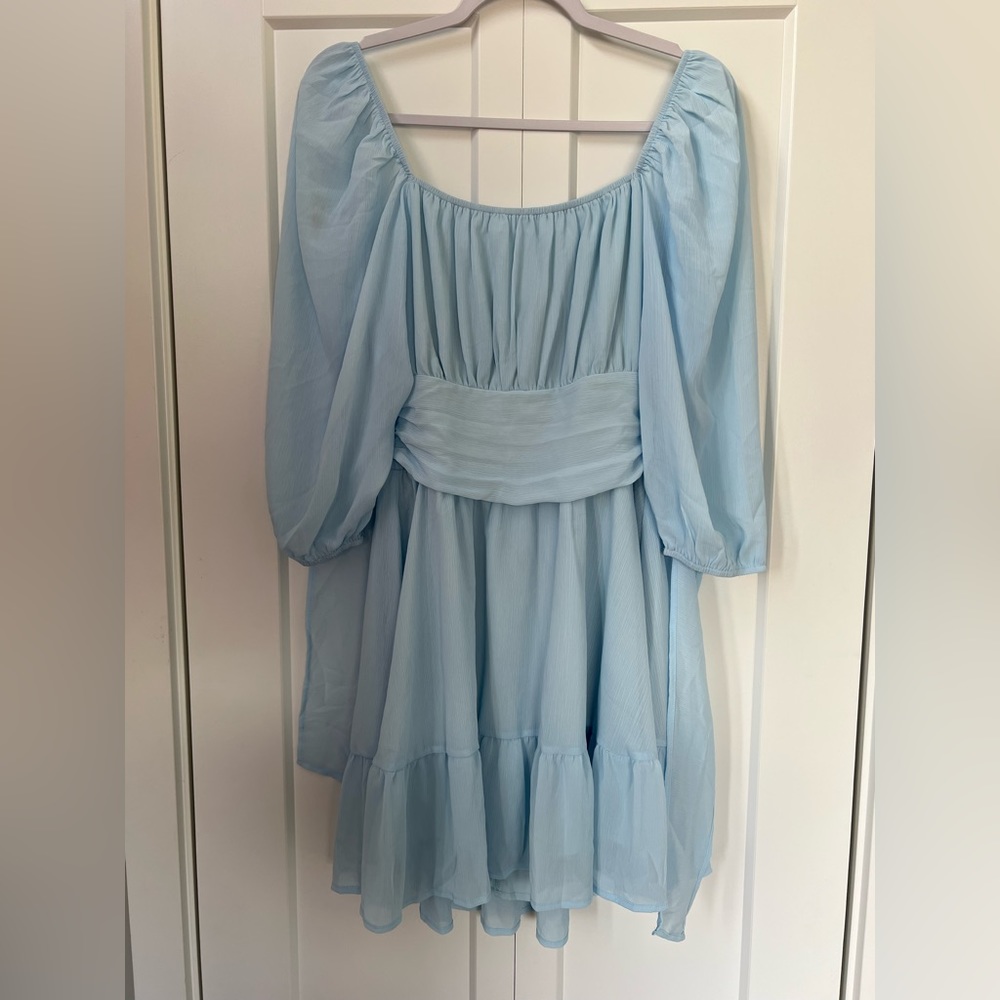Light Blue mini dress